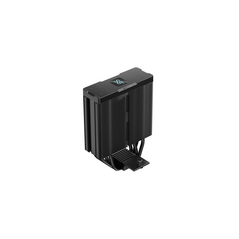 Hladilnik DeepCool AG400 Digital Plus ARGB, 2x 120mm,  črn