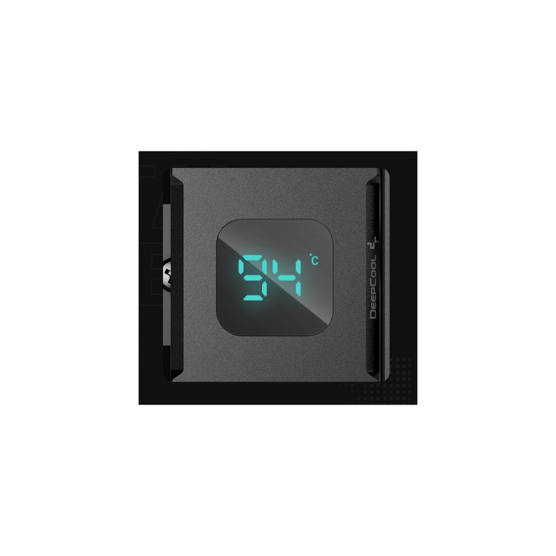 Hladilnik DeepCool AG400 Digital, ARGB, 120mm, 240W TDP, črn