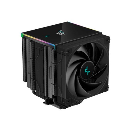 Hladilnik DeepCool AK620 DIGITAL, ARGB, 2x 120mm, 260W TDP, črn