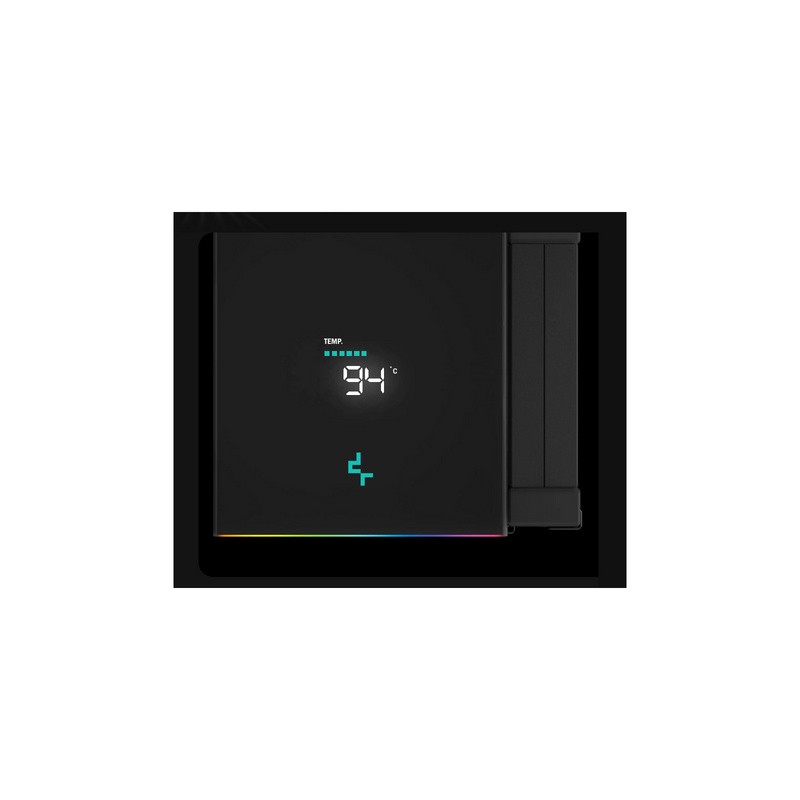 Hladilnik DeepCool AK620 DIGITAL, ARGB, 2x 120mm, 260W TDP, črn