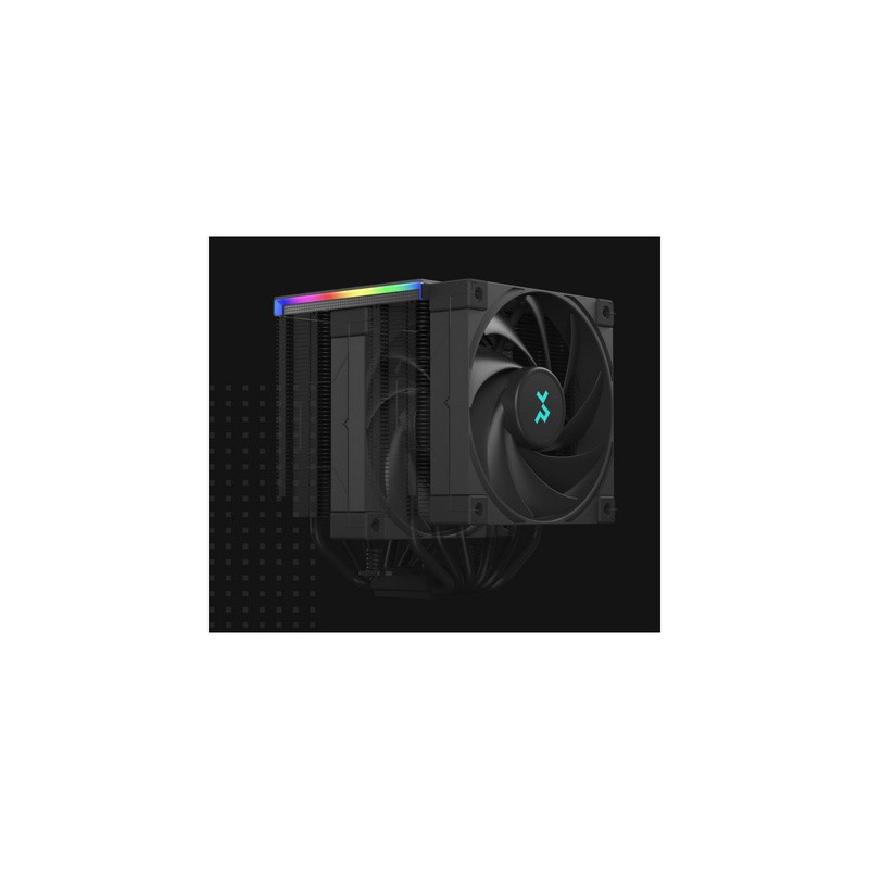 Hladilnik DeepCool AK620 DIGITAL, ARGB, 2x 120mm, 260W TDP, črn