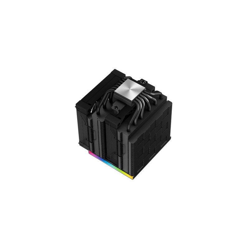 Hladilnik DeepCool AK620 DIGITAL, ARGB, 2x 120mm, 260W TDP, črn