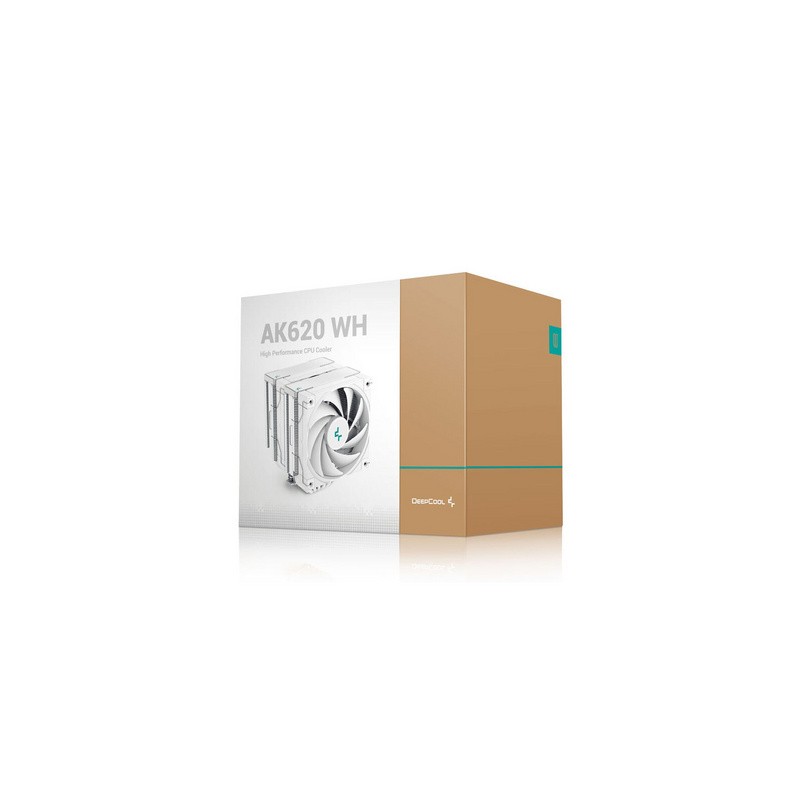 Hladilnik DeepCool AK620, 2x 120mm, 260W TDP, bel