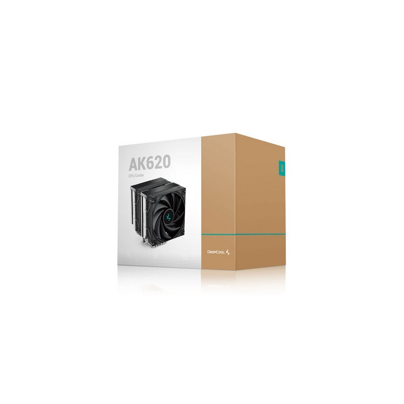 Hladilnik DeepCool AK620, 2x 120mm, 260W TDP, črn