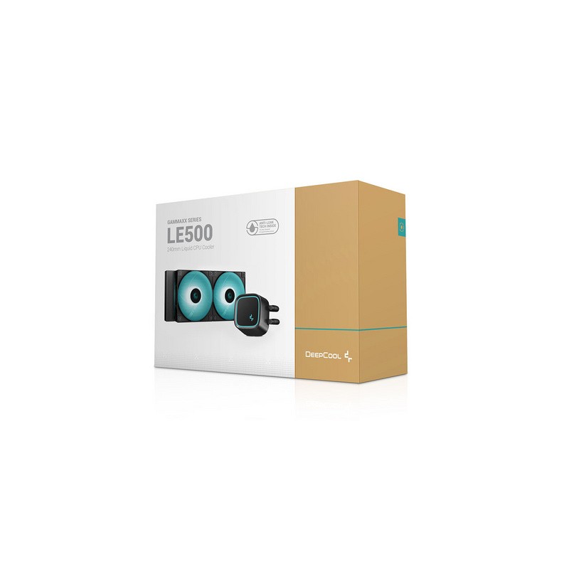 Vodno hlajenje AIO DeepCool LE500 Marrs, 240mm, LED, črn