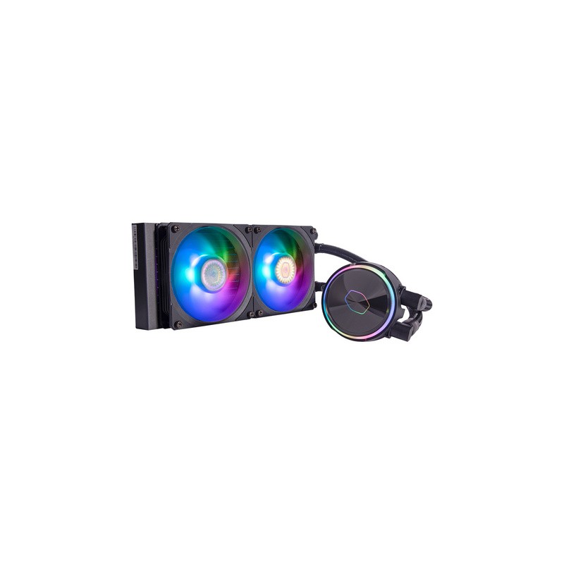 Vodno hlajenje Cooler Master Liquid PL240 Flux, 240mm, ARGB, črn