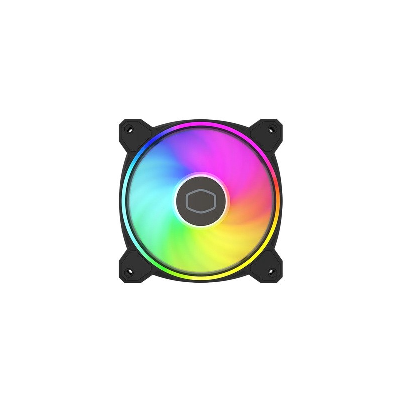 Ventilator Cooler Master Fan MF120 Halo2 ARGB PWM 120mm, črn