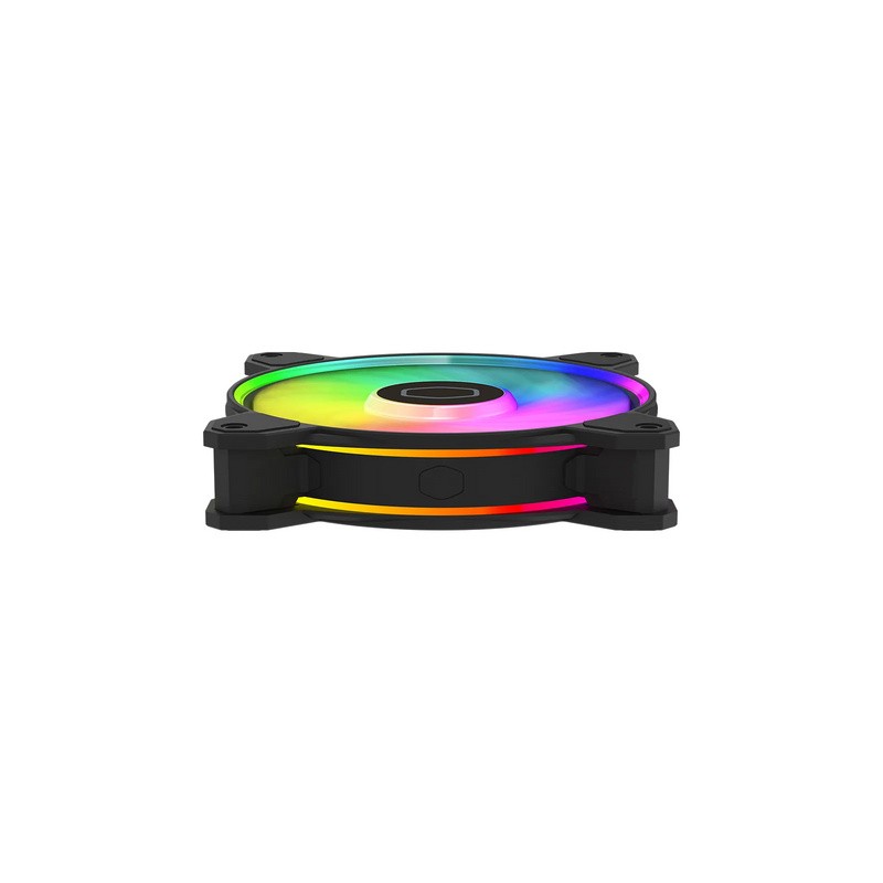 Ventilator Cooler Master Fan MF120 Halo2 ARGB PWM 120mm, črn