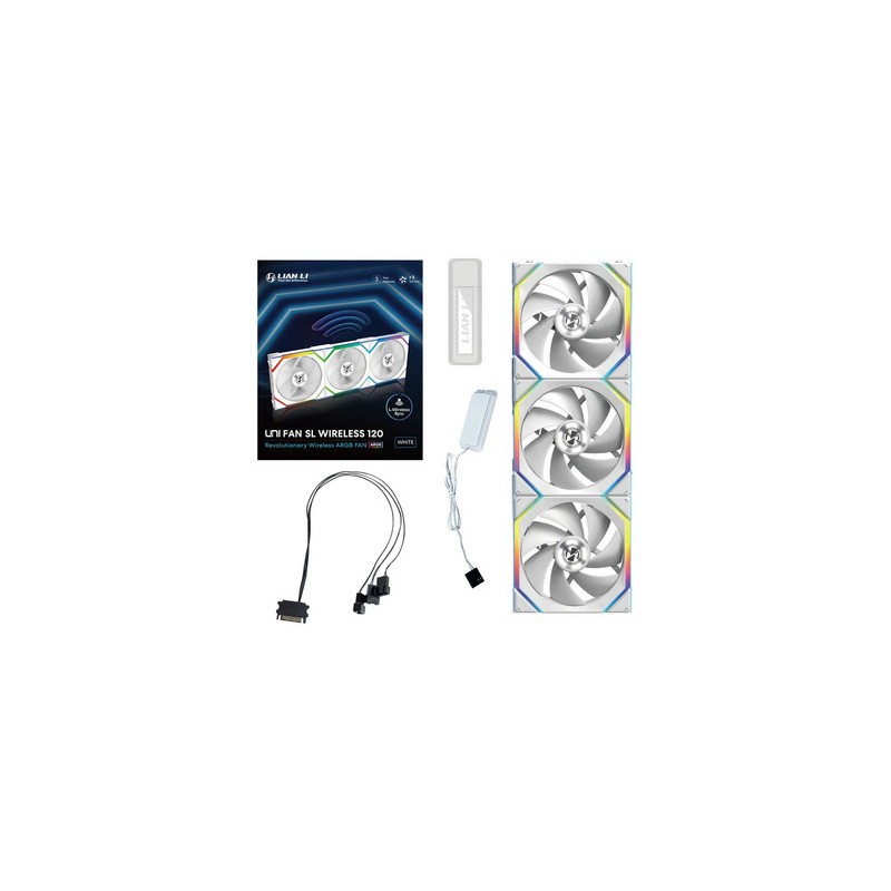 Ventilator Lian Li UNI FAN SL 120 ARGB PWM, 3 Pack + kontroller, bel