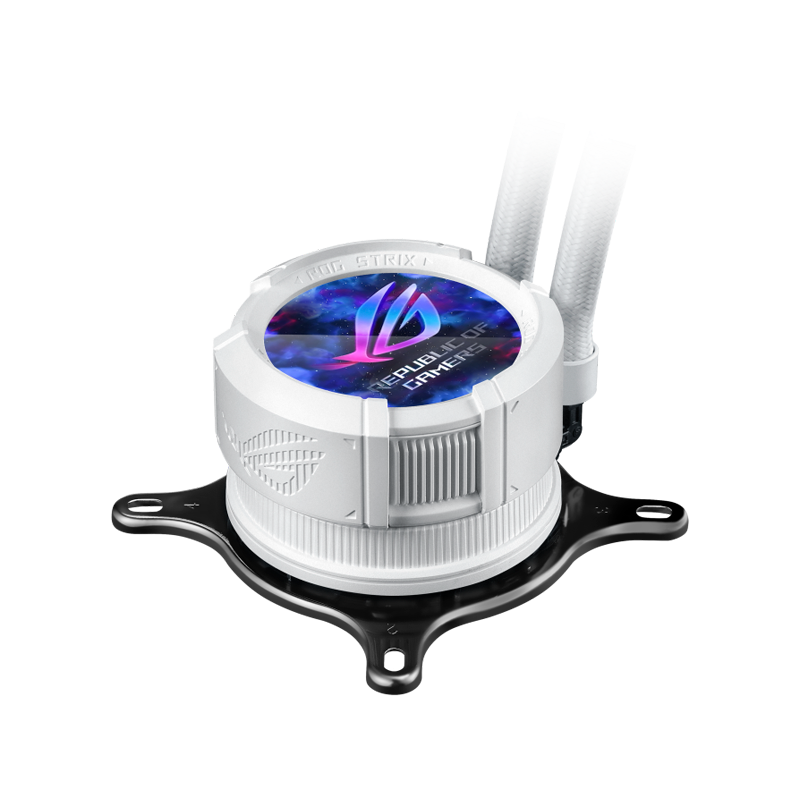 Vodno hlajenje ASUS ROG Strix LC III 360 ARGB, 360mm, LCD, bela