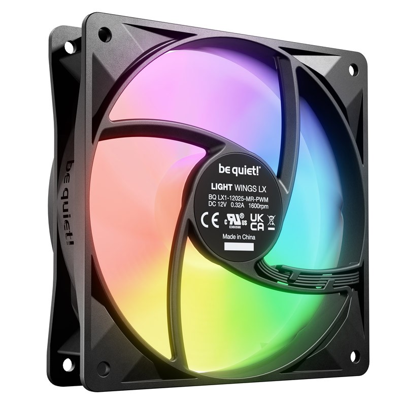 Ventilator BE QUIET! LIGHT WINGS LX (BL122), 120mm, 4-pin PWM, 3x beli