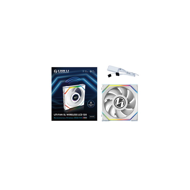 Ventilator Lian Li UNI FAN SL Wireless LCD 120mm, bel