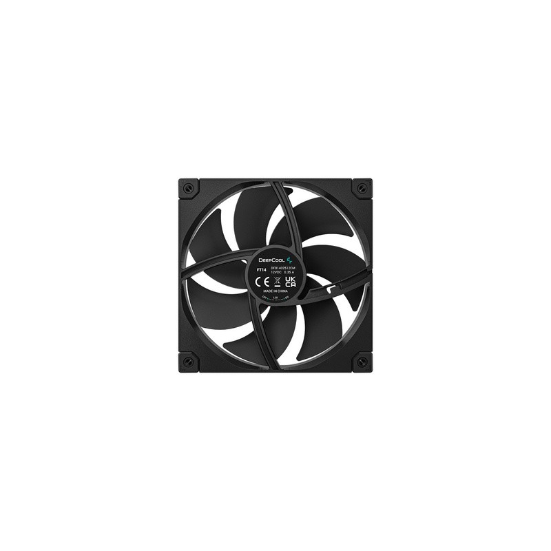 Ventilator DeepCool FT14 PWM 140mm, črn