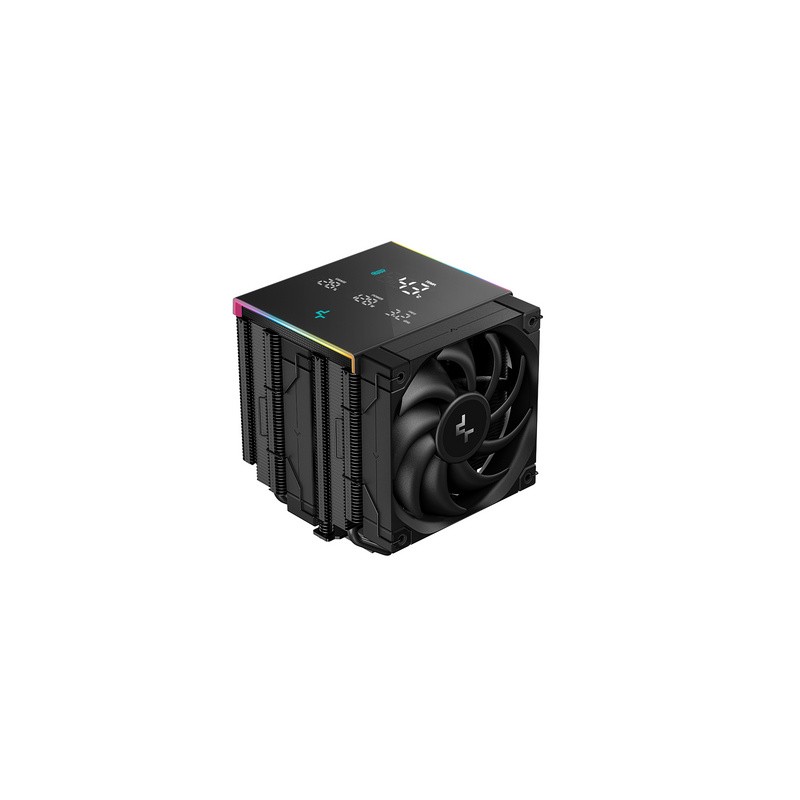 Hladilnik DeepCool AK620 Digital PRO, 2x 120mm, LCD, črn