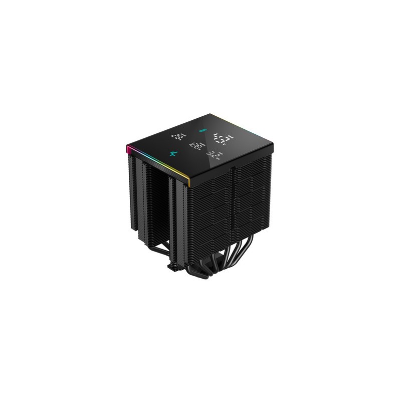 Hladilnik DeepCool AK620 Digital PRO, 2x 120mm, LCD, črn