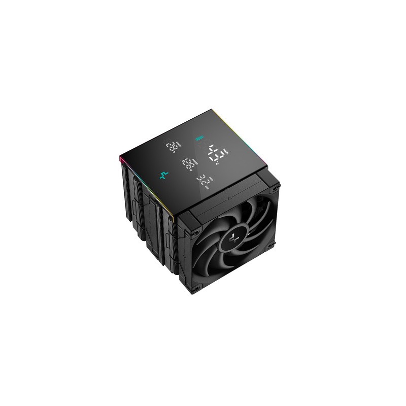 Hladilnik DeepCool AK620 Digital PRO, 2x 120mm, LCD, črn