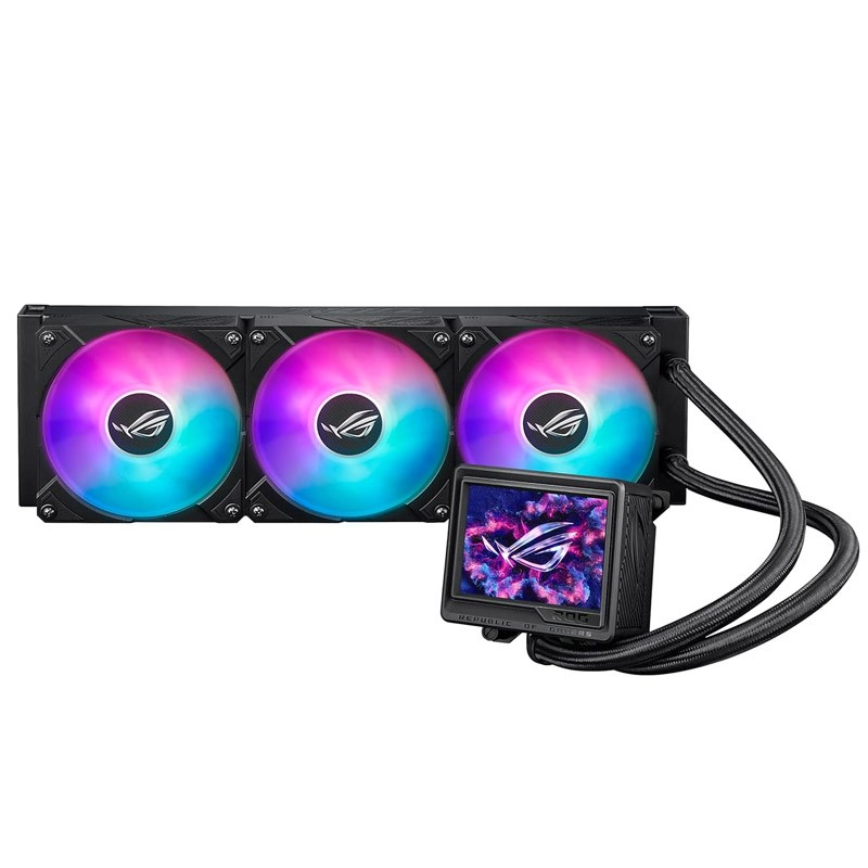 Vodno hlajenje ASUS ROG Ryujin III 360 ARGB Extreme, 3x 120mm ARGB ventilatorji