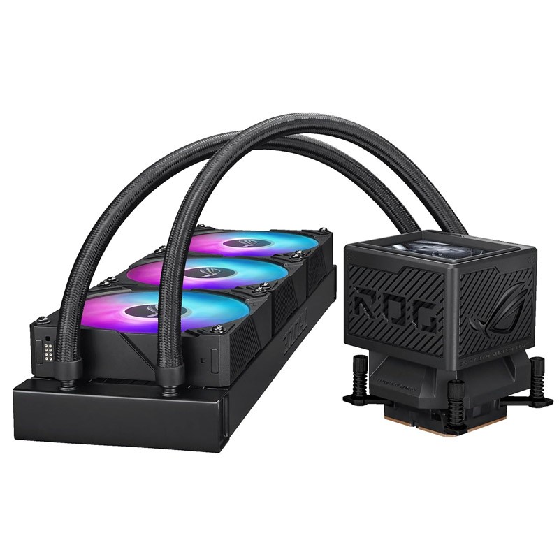 Vodno hlajenje ASUS ROG Ryujin III 360 ARGB Extreme, 3x 120mm ARGB ventilatorji