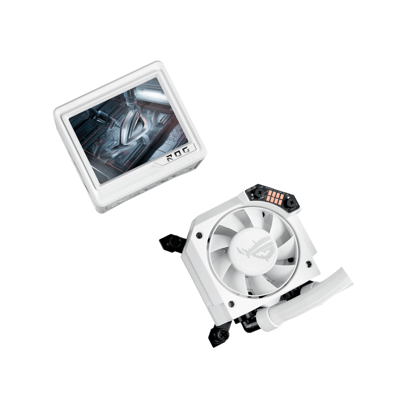 Vodno hlajenje ASUS Prime LC LCD, 360mm, LED, belo