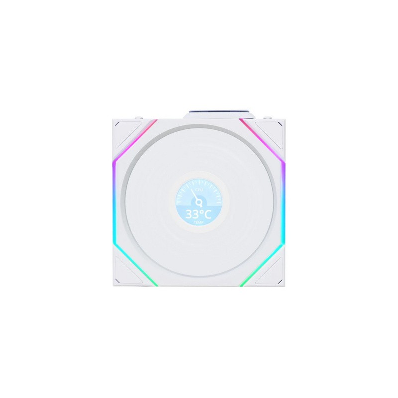 Ventilator Lian Li UNI FAN TL Wireless LCD, 120mm, bel