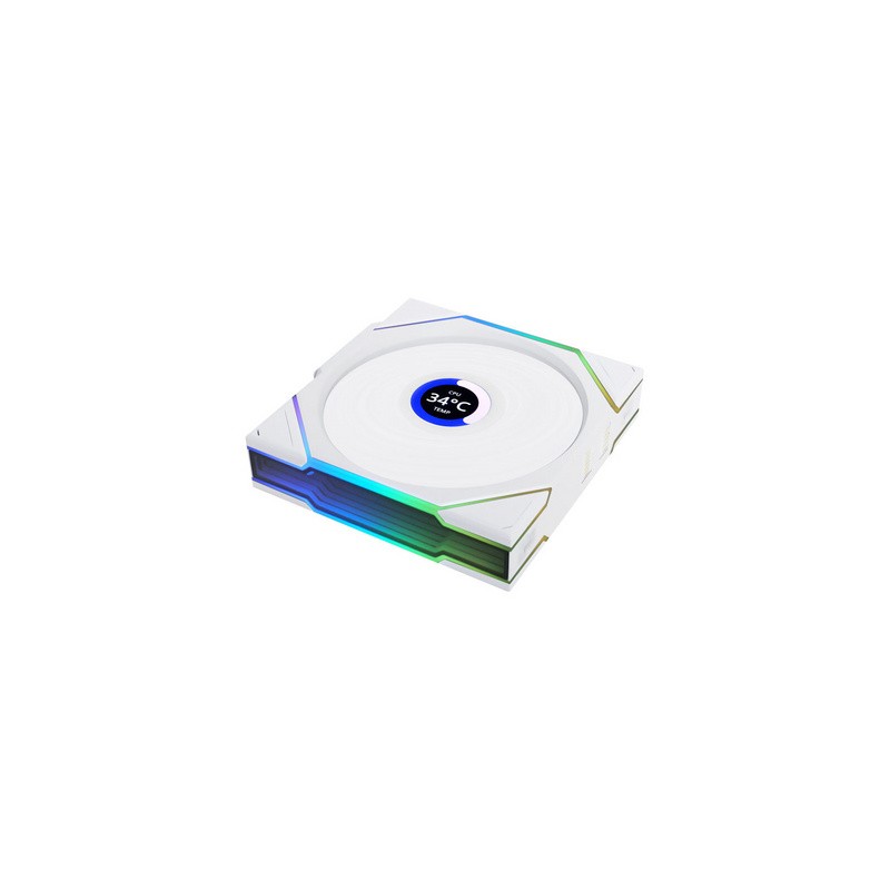 Ventilator Lian Li UNI FAN TL Wireless LCD Reverse Blade, 120mm, bel