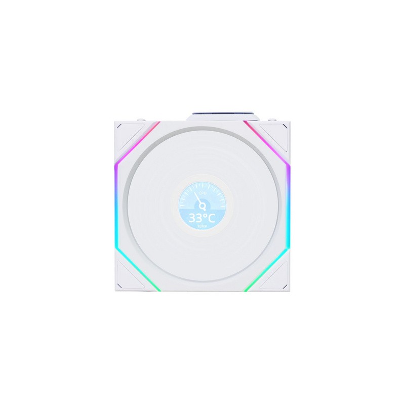 Ventilator Lian Li UNI FAN TL Wireless LCD Reverse Blade, 120mm, bel