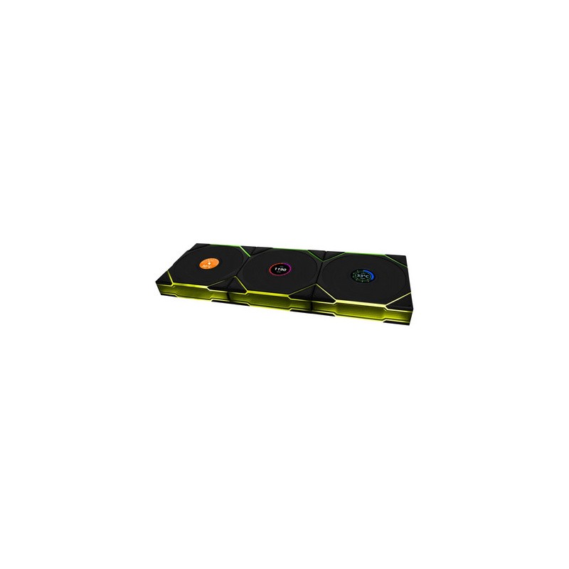 Ventilator Lian Li UNI FAN TL Wireless LCD 120 Reverse Blade, 3 Pack