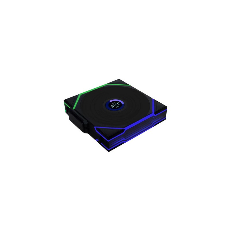 Ventilator Lian Li UNI FAN TL Wireless LCD 120 Reverse Blade, 3 Pack