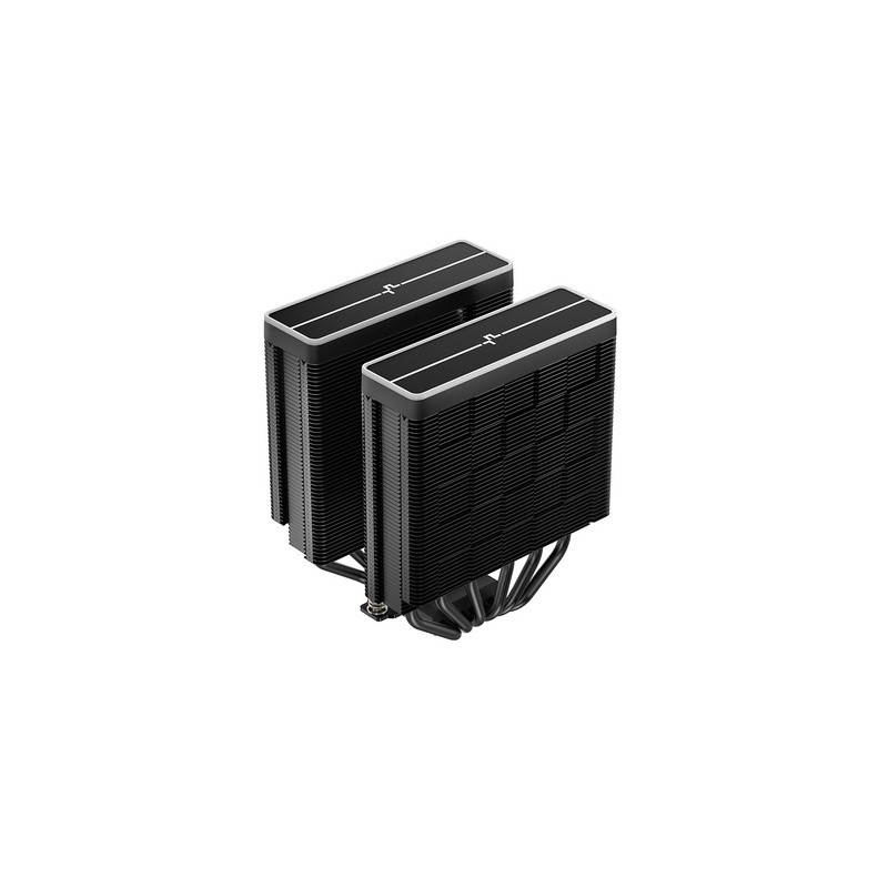Hladilnik DeepCool AG620 BK ARGB V2, 2x120mm, črn