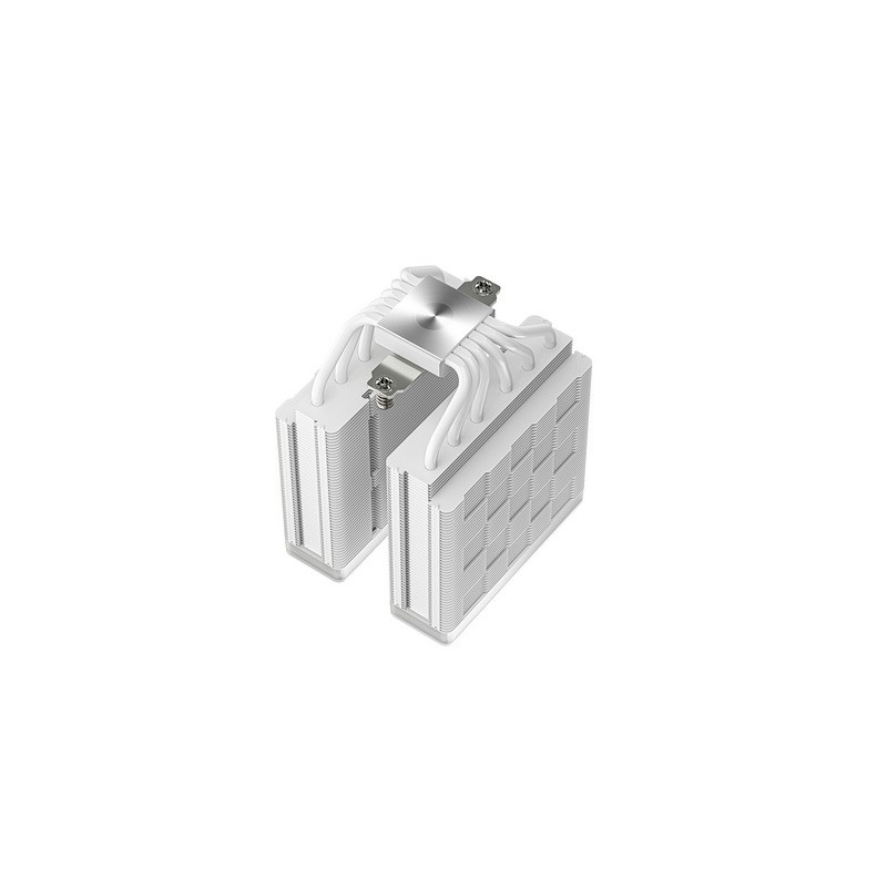 Hladilnik DeepCool AG620 WH ARGB V2, 2x120mm, bel
