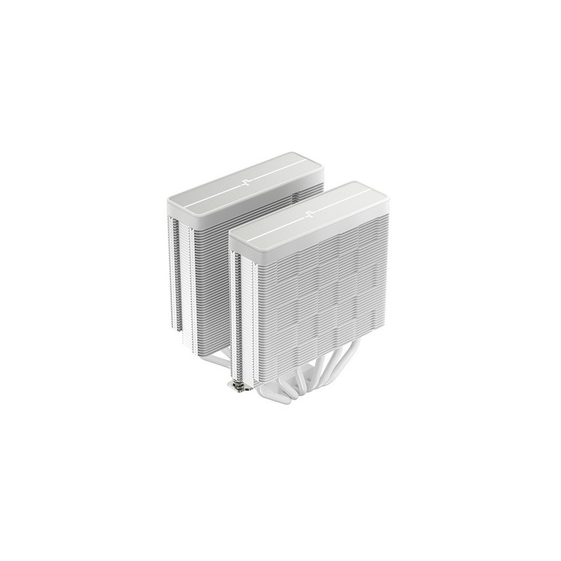 Hladilnik DeepCool AG620 WH ARGB V2, 2x120mm, bel