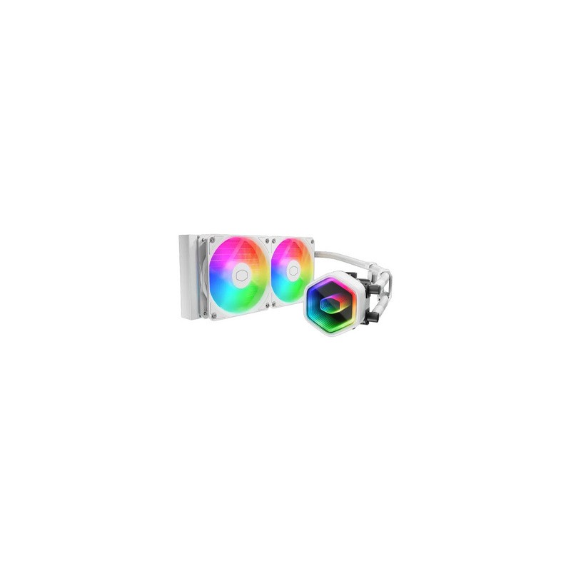 Vodno hlajenje AIO Liquid Cooler MasterLiquid 240 Core II, 240mm, bel