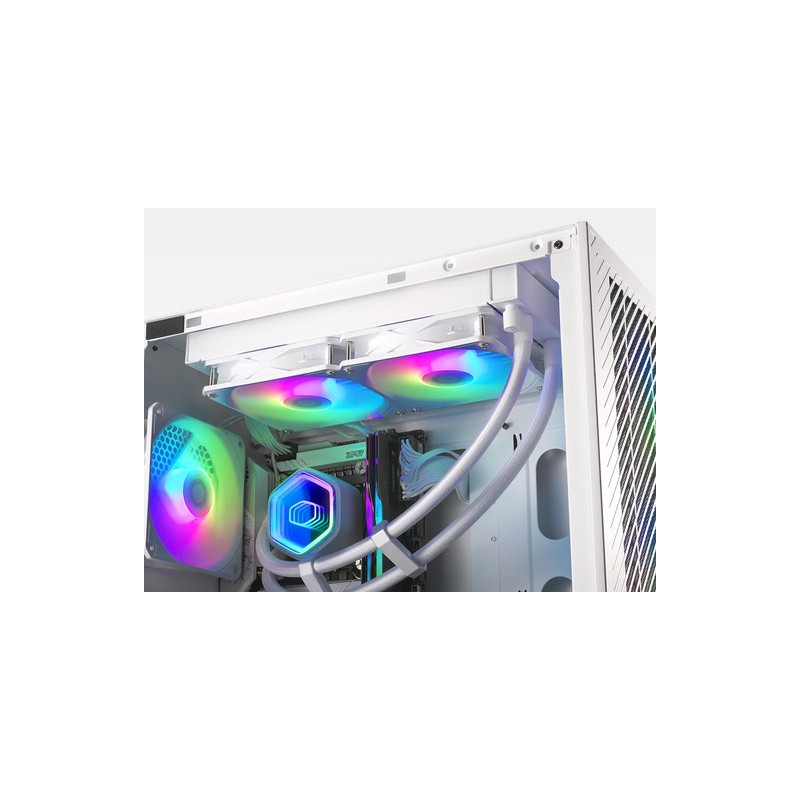 Vodno hlajenje AIO Liquid Cooler MasterLiquid 240 Core II, 240mm, bel