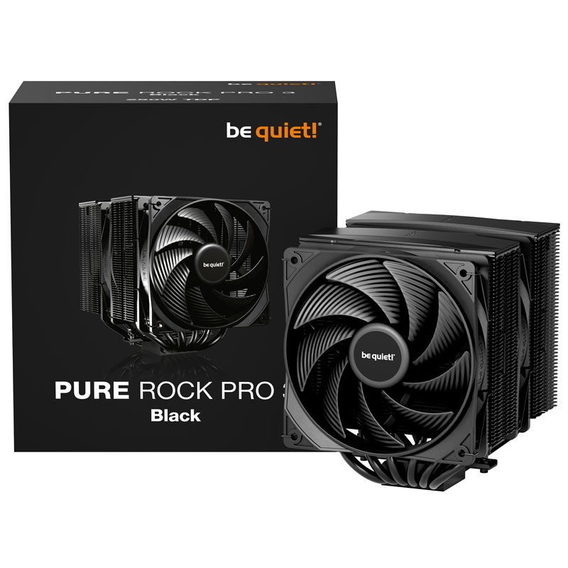 Hladilnik BE QUIET! PURE ROCK PRO 3 (BK042) 2x120mm, 250W, črn