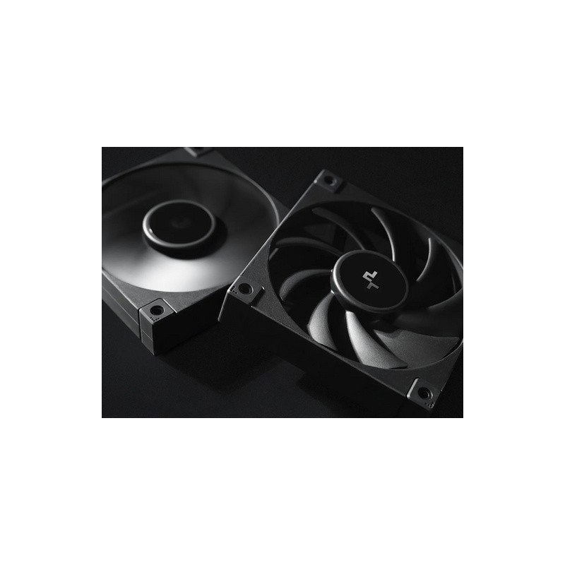 Ventilator za ohišje DeepCool FD12 PWM 120mm, črn