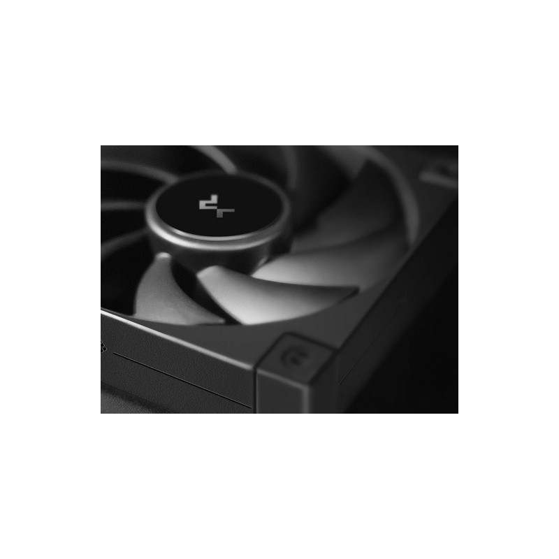 Ventilator za ohišje DeepCool FD12 PWM 120mm, črn