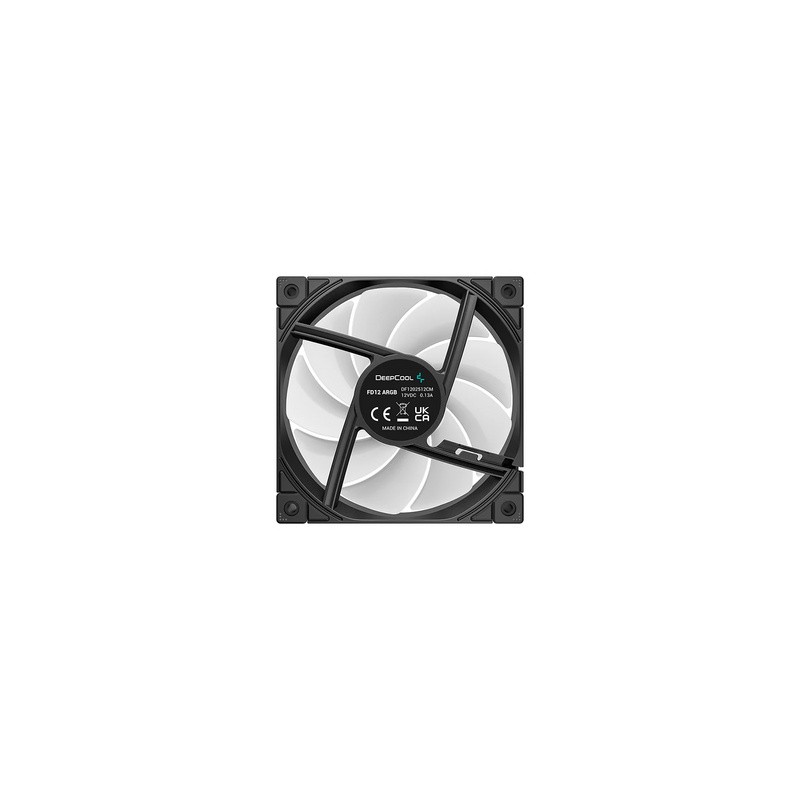 Ventilator za ohišje DeepCool FD12 (3 v 1) ARGB PWM 120mm, 3 Pack, črn