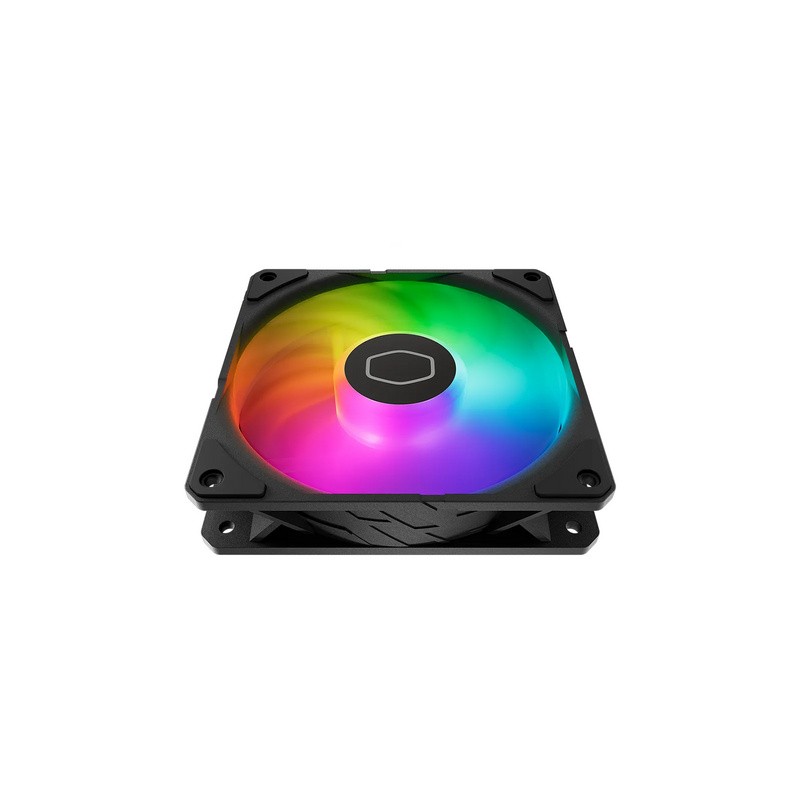 Ventilator Cooler Master SickleFlow Edge ARGB PWM 120mm, komplet 3, črn