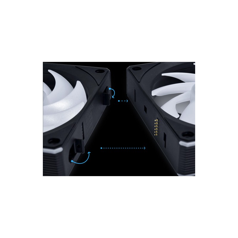 Ventilator za ohišje Lian Li UNI FAN CL Wireless 120 ARGB, PWM 120mm, črn
