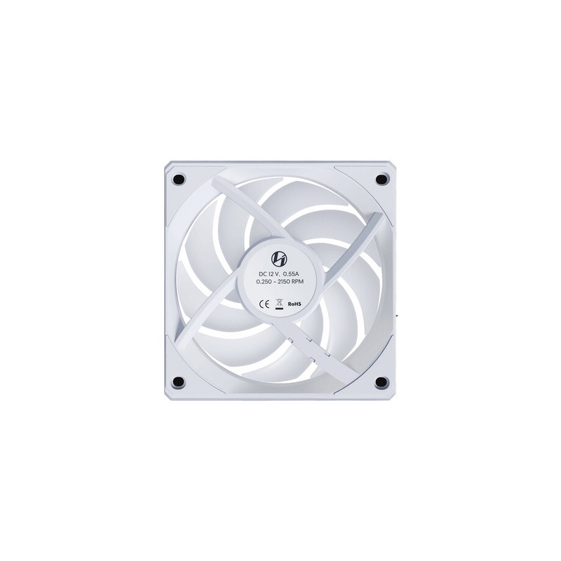 Ventilator za ohišje Lian Li UNI FAN CL Wireless 120 Reverse Blade, bel