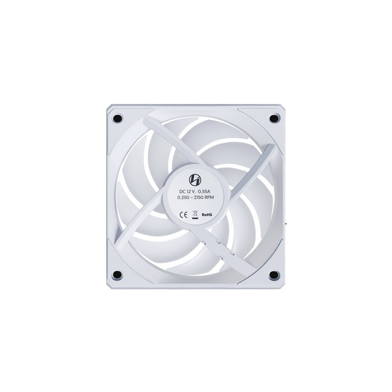 Ventilator za ohišje Lian Li UNI FAN CL Wireless 120 Reverse Blade, 3x, bel