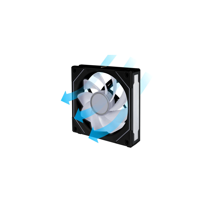 Ventilator za ohišje Lian Li UNI FAN SL-INFINITY 120 Reverse Blade, 3, črn