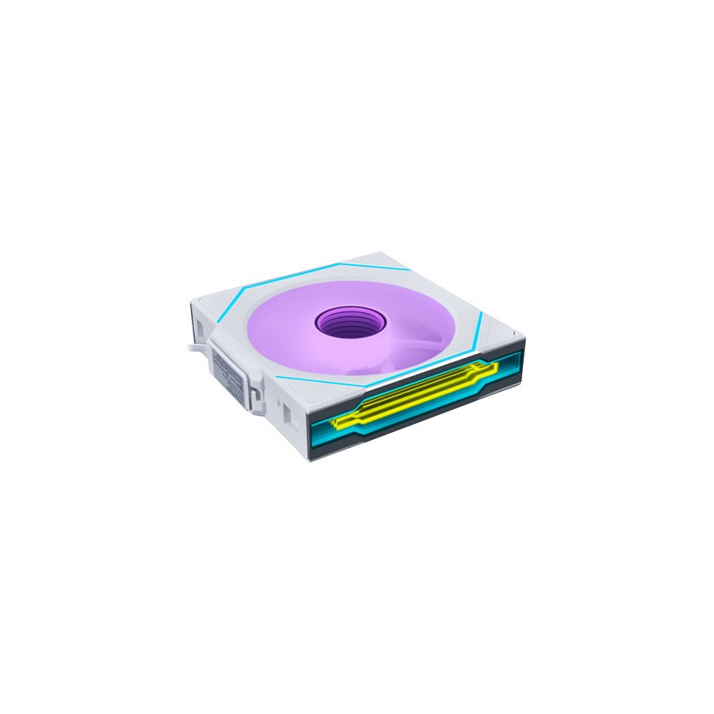 Ventilator za ohišje Lian Li UNI FAN SL-INF Wireless 120 Reverse Blade, bel
