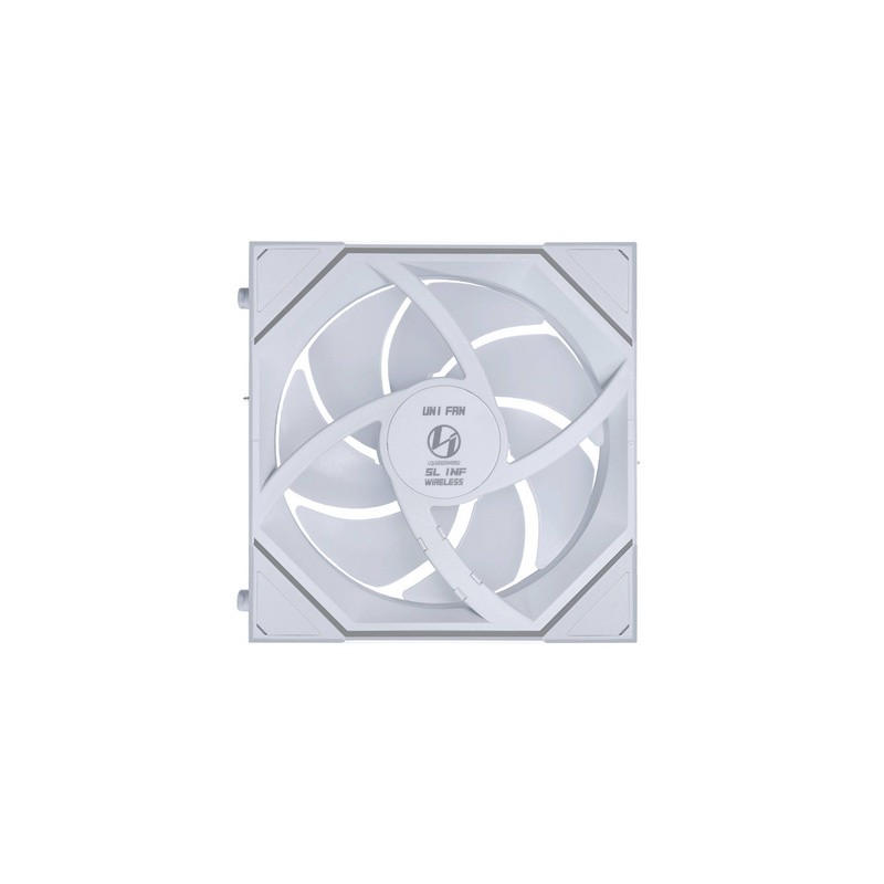 Ventilator za ohišje Lian Li UNI FAN SL-INF Wireless 120 Reverse Blade, bel