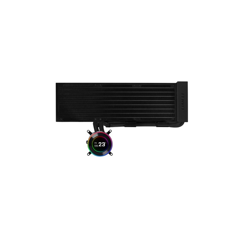 Vodno hlajenje Liquid Cooler Lian Li HydroShift II LCD-C 360 Fanless, črn