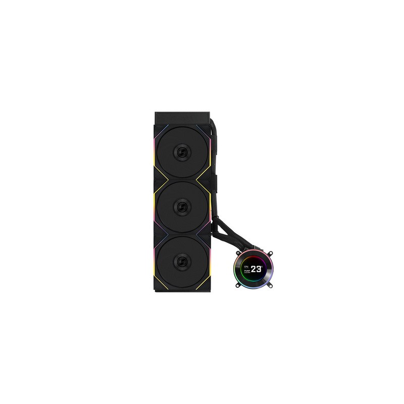 Vodno hlajenje Liquid Cooler Lian Li HydroShift II LCD-C 360TL, črn