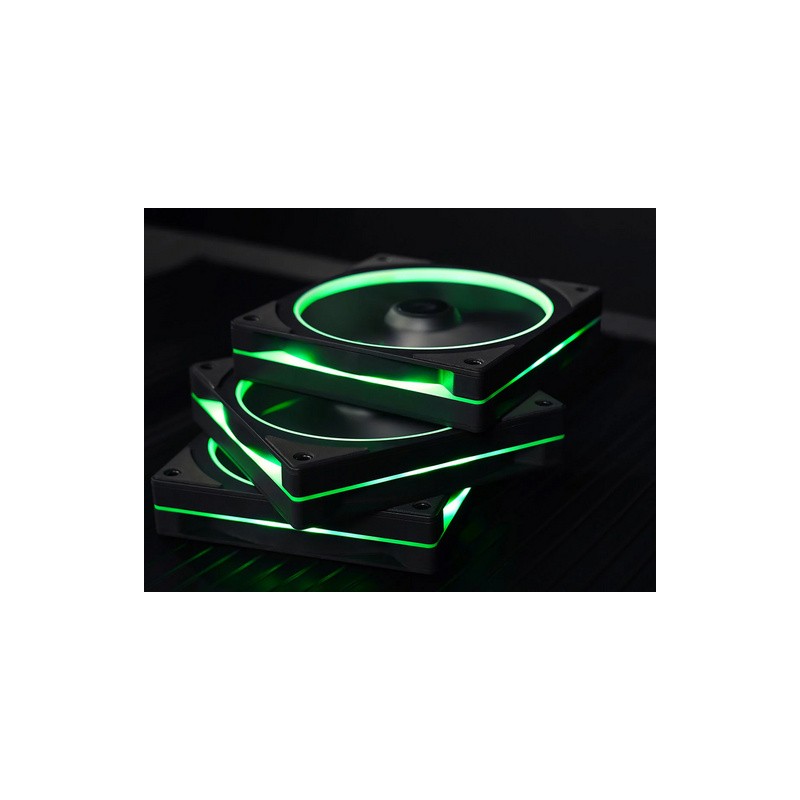 Ventilator za ohišje DeepCool FL12 SE ARGB PWM 120mm, črn