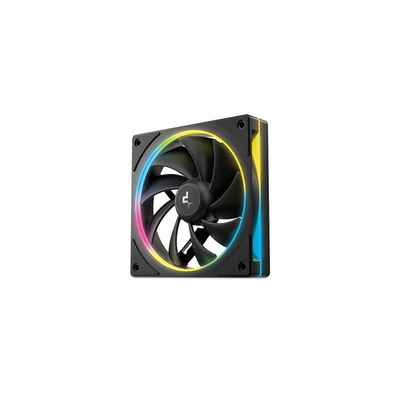Ventilator za ohišje DeepCool FL12 SE 3-IN-1 ARGB, PWM, 120mm, 3-pack, črn