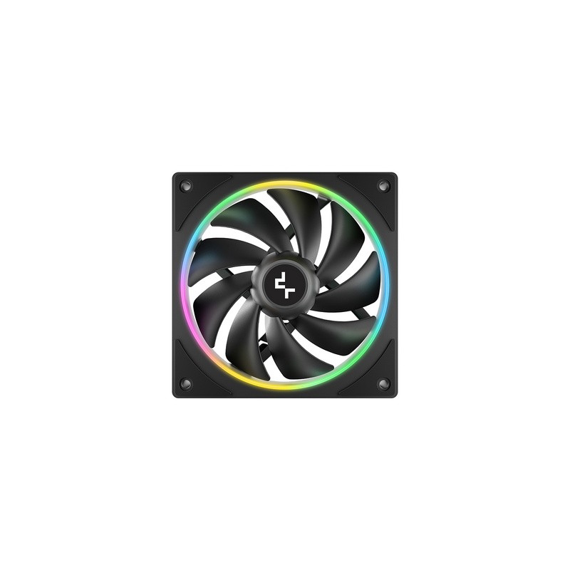 Ventilator za ohišje DeepCool FL12 SE 3-IN-1 ARGB, PWM, 120mm, 3-pack, črn