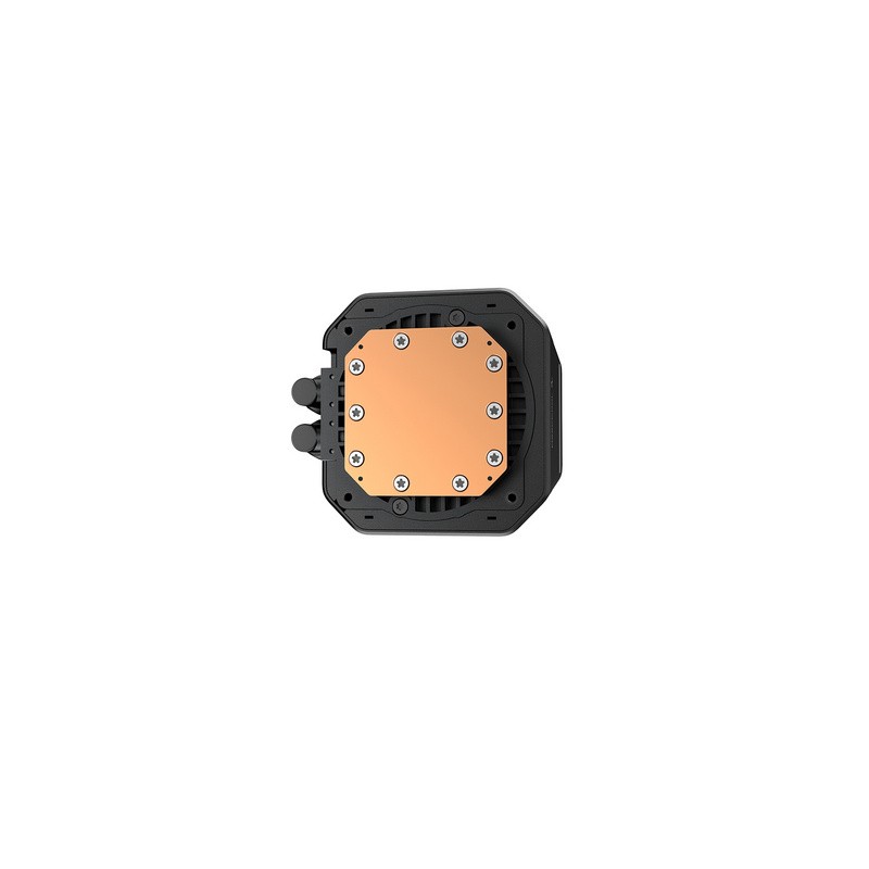 Vodno hlajenje DeepCool LM240, 240mm, LCD, ARGB, črn